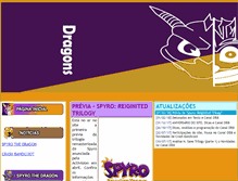 Tablet Screenshot of dragonsbandicoots.com